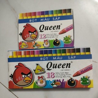 Bút sáp màu queen 12/18 màu