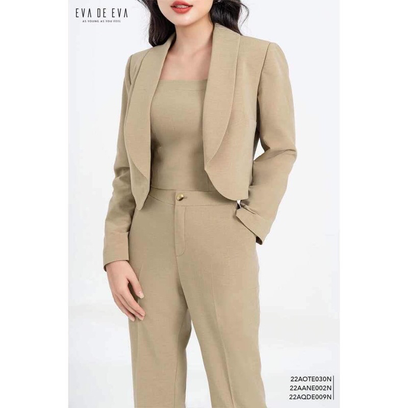 Eva de eva set 3 món bộ vest quần size L mới newtag