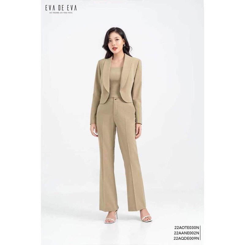 Eva de eva set 3 món bộ vest quần size L mới newtag