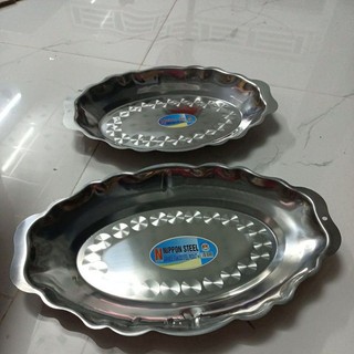 dĩa hột xoài sâu inox dầy