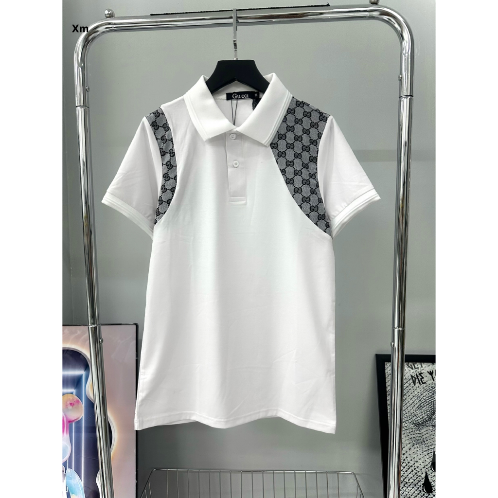 Áo thun nam có cổ áo thun ngắn tay