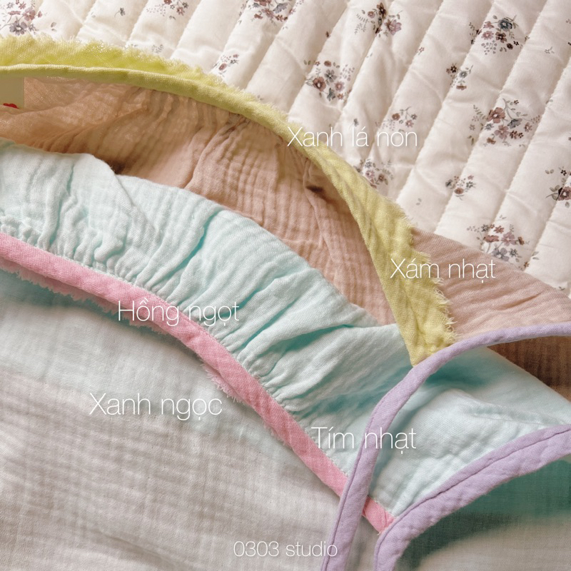 | 0303 studio | áo 2 dây vải muslin