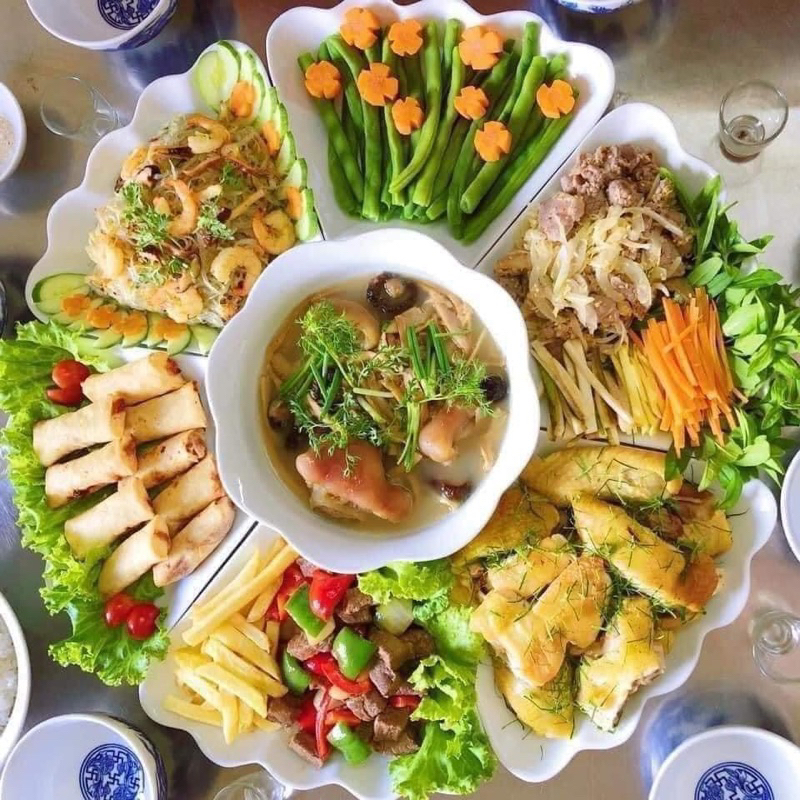 BỘ BÁT ĐĨA HOA MĂT TRỜI HÀNG LOẠI 1