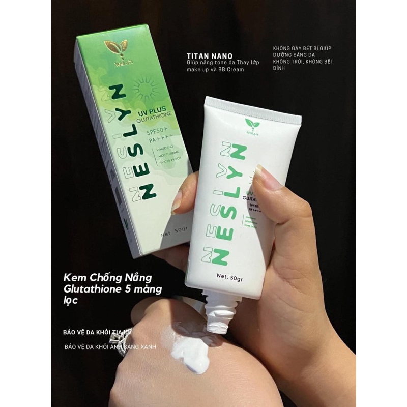KEM CHỐNG NẮNG GLUTATHIONE NESLYN