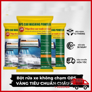 Bột rửa xe không chạm ops - bột tạo bọt rửa xe bọt tuyết huyền thoại bột rửa xe không chạm ops vàng