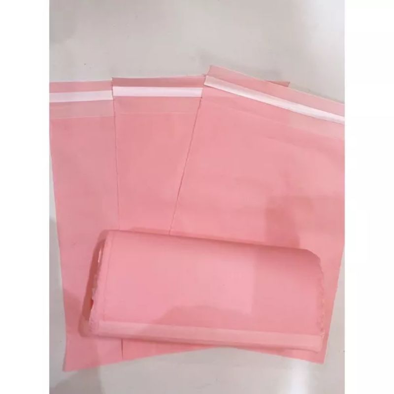 20 Túi Niêm Phong Màu Hồng Pastel Kích Thước 15*25