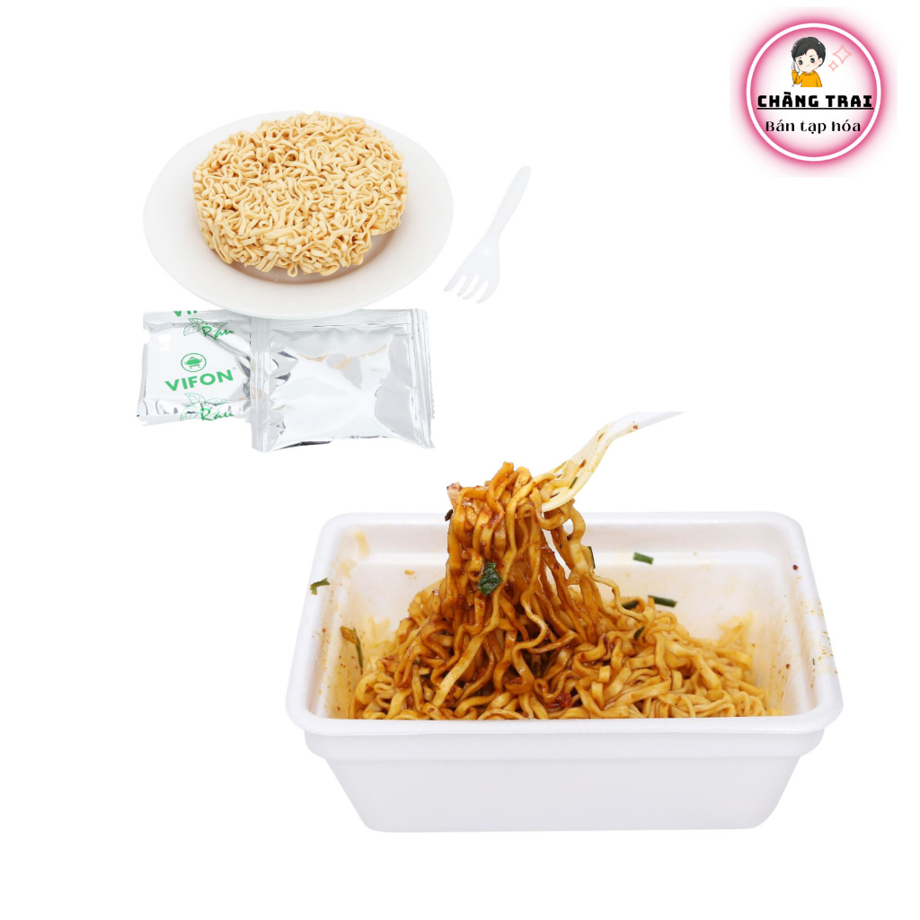 5 khay mì xào tương đen Vifon 90g