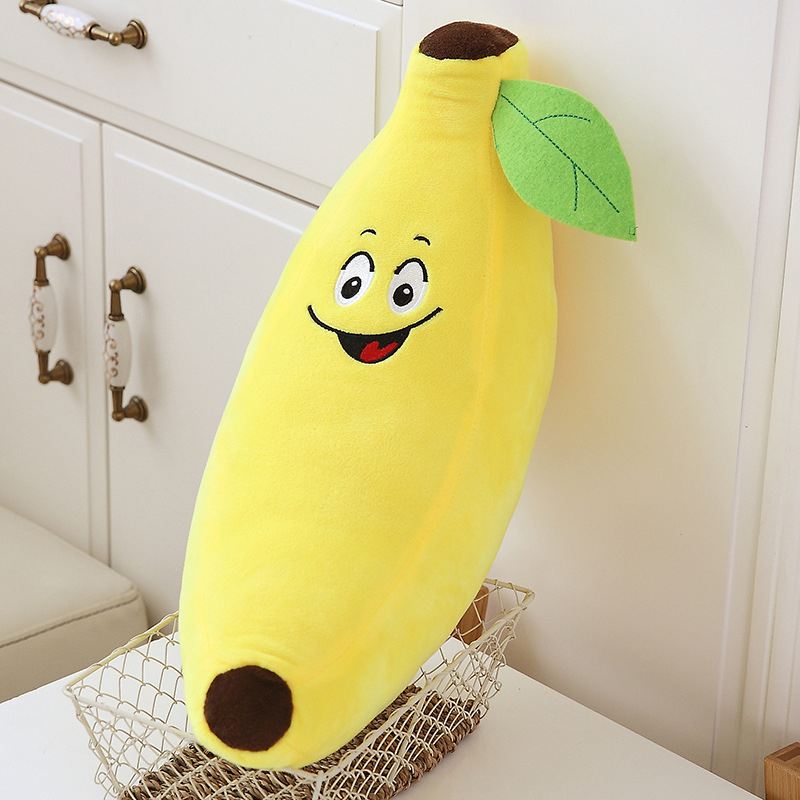 Thú gấu nhồi bông, Gối Ôm Hình Quả Chuối size 46cm, 56cm, 1m, 1m2, Siêu Dễ Thương Mềm Êm Mịn-SANBEO.VN
