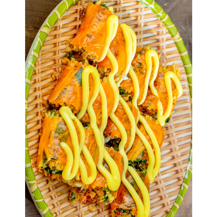 Bánh Tráng Dẻo cuốn Bơ siêu béo - bánh tráng tây ninh giá sỉ TN FOOD