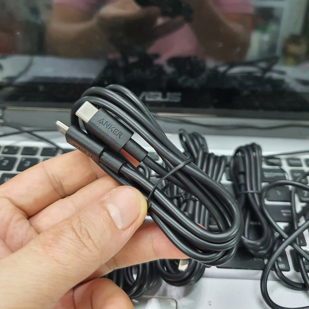 Cáp Sạc Nhanh Anker Type C - Type C Chính Hãng, Dài 1m, Dòng 3A, Max 60W