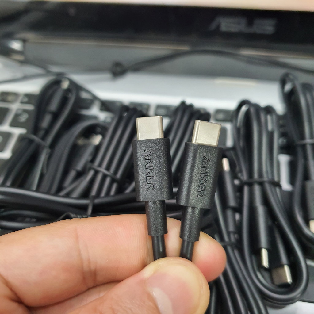 Cáp Sạc Nhanh Anker Type C - Type C Chính Hãng, Dài 1m, Dòng 3A, Max 60W