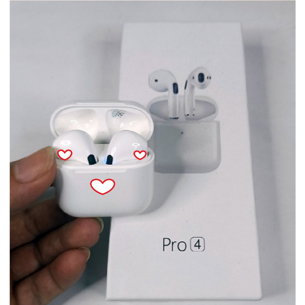 Tai Nghe Không Dây Bluetooth Pro - 3, Pro - 4 Tai Nghe Bluetooth 5.0 Bản Quốc Tế Tương Thích Tất Cả Dòng Máy