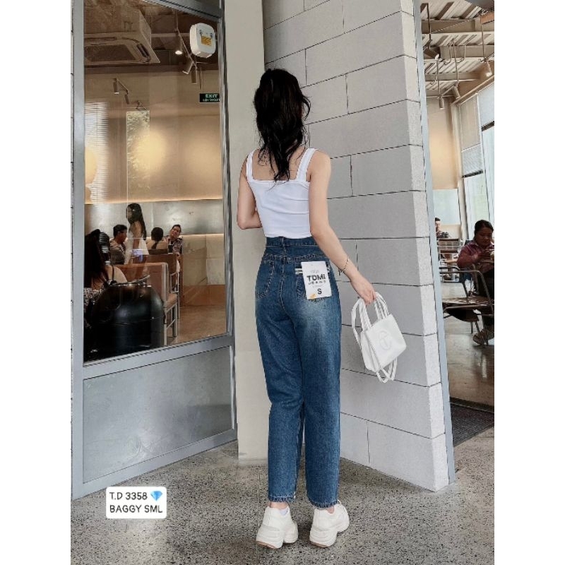 Quần baggy râu mèo lai kiểu