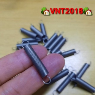 Lò xo kéo thép phi 6mm dài 25mm sợi 0.5mm