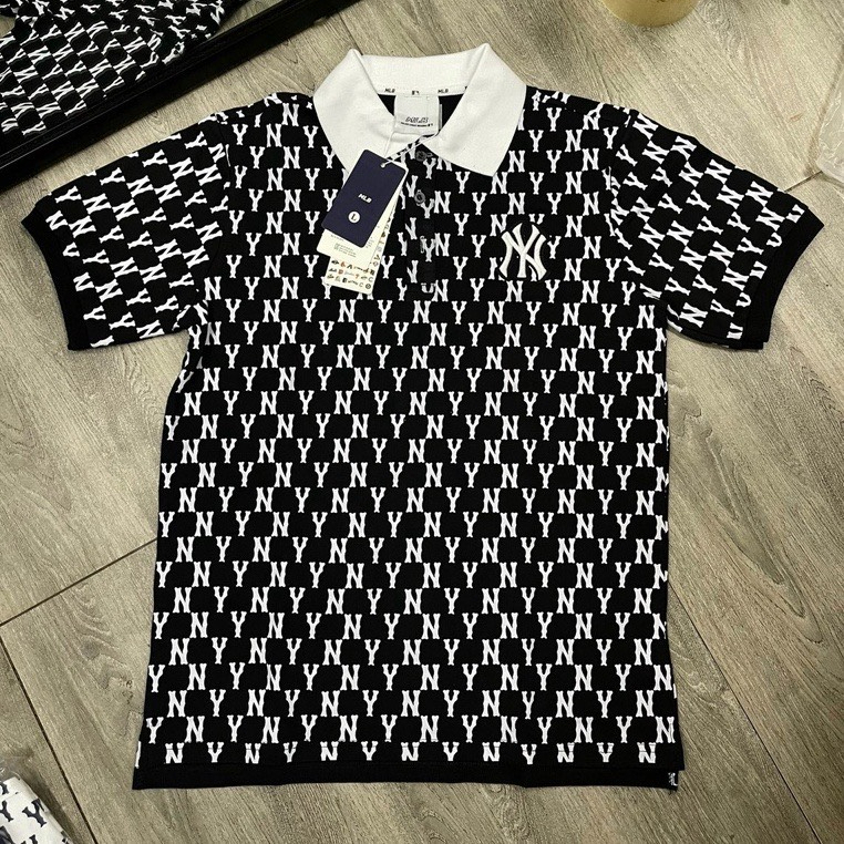 Áo polo NY MLB nam nữ chất cotton in siêu nét,áo NY MLB sang trọng lịch lãm