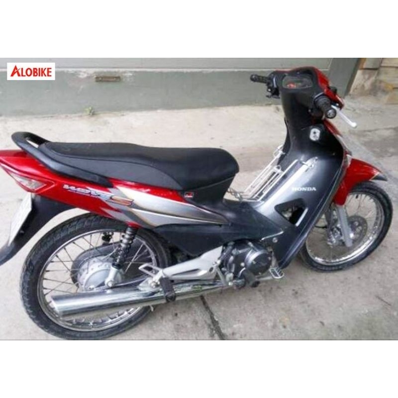 Yên xe Wave RS-A-S  đời 2006-2014 Nệm Liên Á gọt loại mềm dẻo