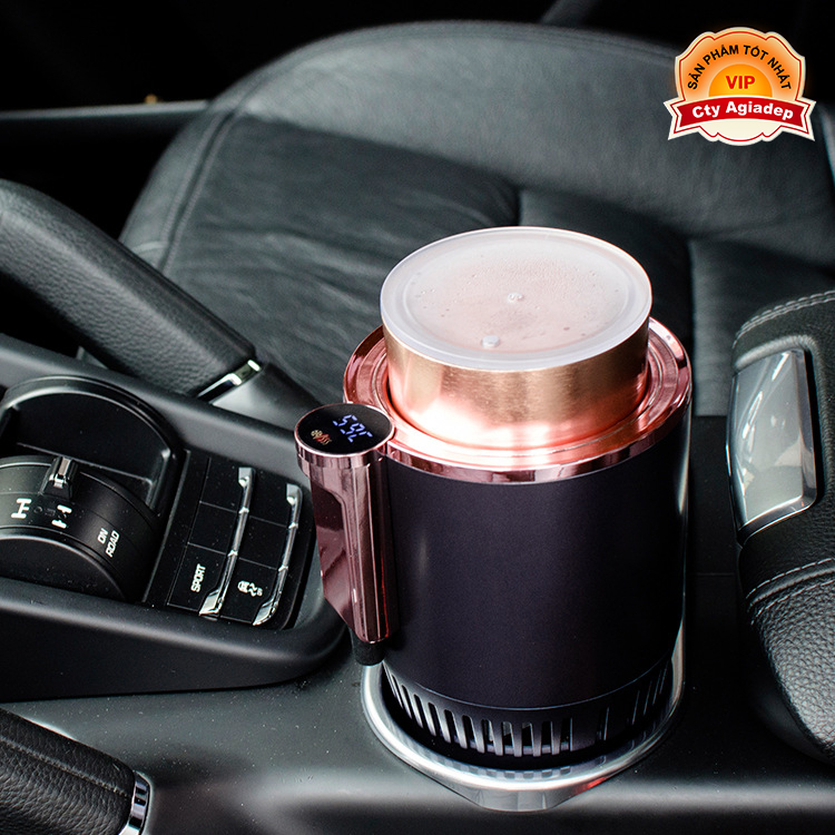 Bình LÀM LẠNH đồ uống hoặc ĐUN NÓNG NƯỚC xe hơi ô tô GIORMANI R8022 pha cafe, nấu mì