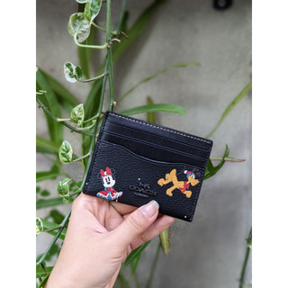 Ví Coach Card Case In Signature Canvas