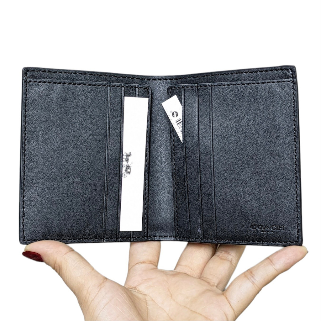 Ví Coach C0095 Slim Bill Wallet In Signature Canvas