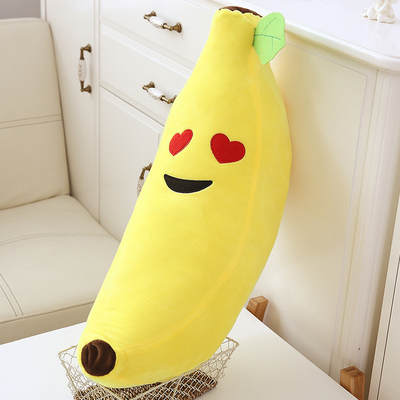 Thú gấu nhồi bông, Gối Ôm Hình Quả Chuối size 46cm, 56cm, 1m, 1m2, Siêu Dễ Thương Mềm Êm Mịn-SANBEO.VN