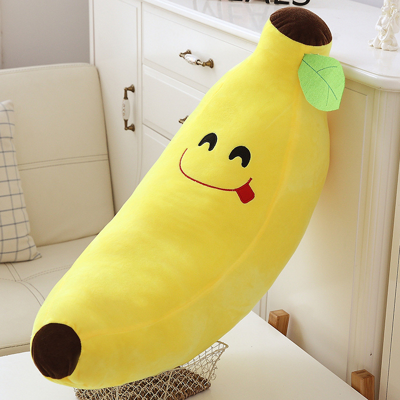 Thú gấu nhồi bông, Gối Ôm Hình Quả Chuối size 46cm, 56cm, 1m, 1m2, Siêu Dễ Thương Mềm Êm Mịn-SANBEO.VN