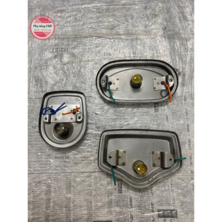 Đế đèn hậu xe cub đèn tròn các đời bằng inox