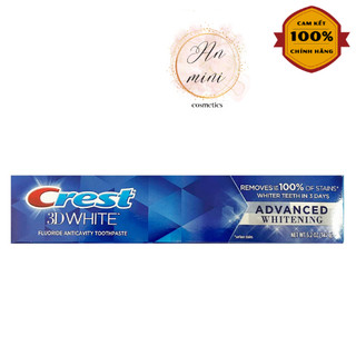 Kem đánh răng crest 3d white advanced whitening 147g mỹ