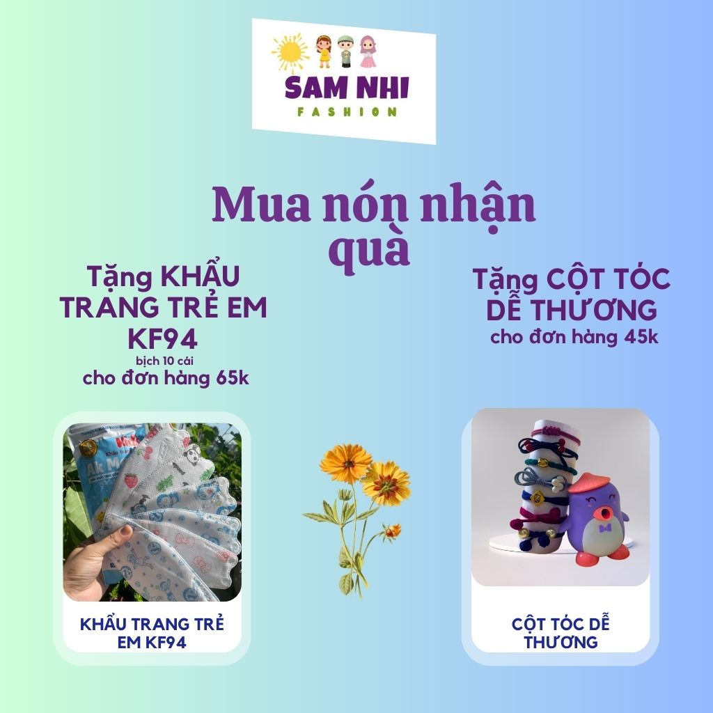 Nón vành ELSA hoạt hình bé gái 5 tuổi đến 8 tuổi vòng đầu 53-55cm, nón tai bèo che nắng cho bé đi học đi chơi