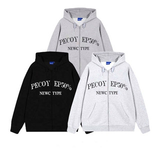 Hoodie zip , áo khoác nỉ hoodie zip form rộng unisex in chữ pcoyep nam nữ