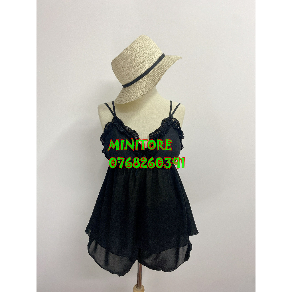 ĐỒ NGỦ VOAN DỄ THƯƠNG SIZE LỚN CÓ MÚT, ĐỒ CỠ LỚN XƯỞNG NHÀ MAY BAO ĐẸP, VOAN 2 DÂY NƠ