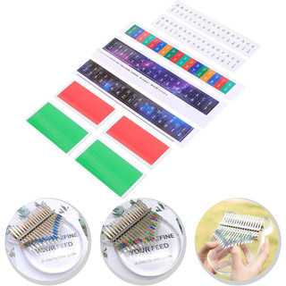 Sticker đàn kalimba 17 phím 21 phím 34 phím Tonic