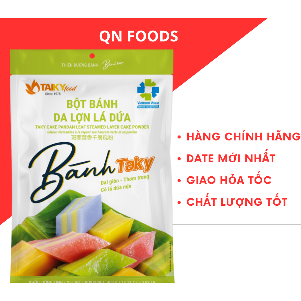 Bánh Da Lợn Lá Dứa 400gr Tài Ký
