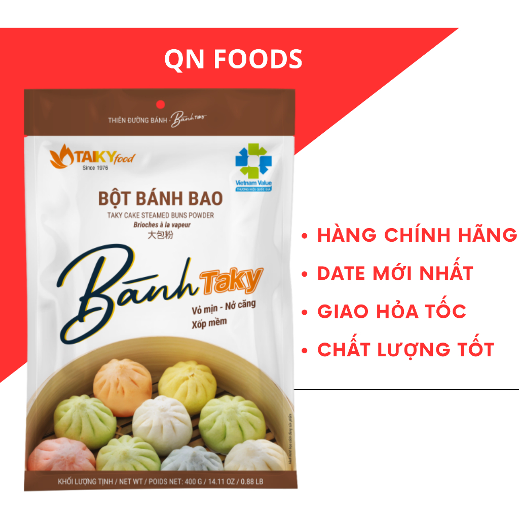 Bột bánh bao 400gr hiệu Tài Ký