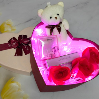 SET HỘP QUÀ HÌNH TRÁI TIM lãng mạn, đầy ý nghĩa, quà tặng bạn bè, người thân, người yêu nhân dịp 20/10, 14/2,....