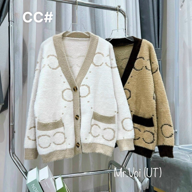 Áo khoác len, áo cardigan nữ thời trang hàng QC