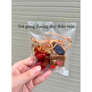 Trà gừng đường đen mix set 20 gói