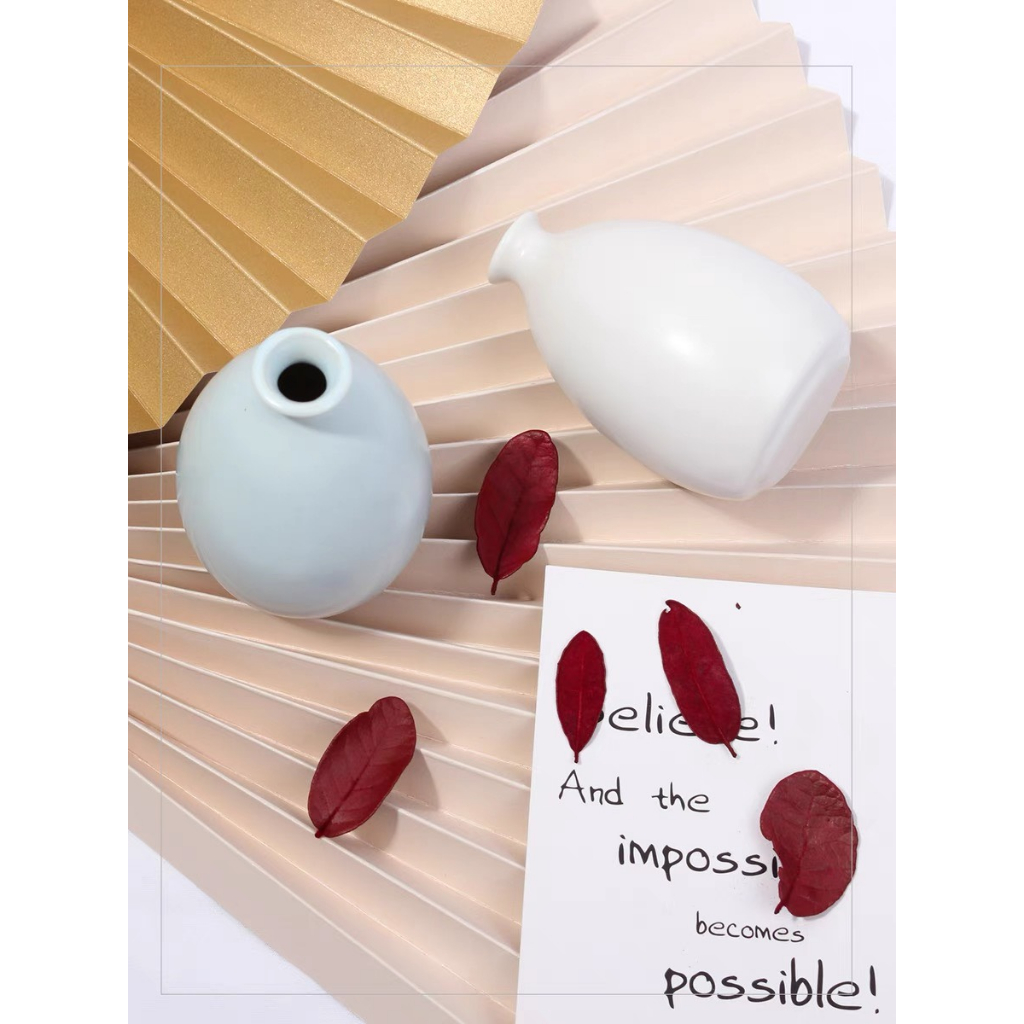 Bình gốm mini trang trí nhà, phụ kiện chụp hình decor sản phẩm - SEDECOR