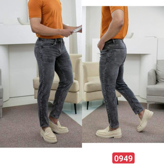 Quần Jean Nam xám trơn Quần bò nam Cao Cấp