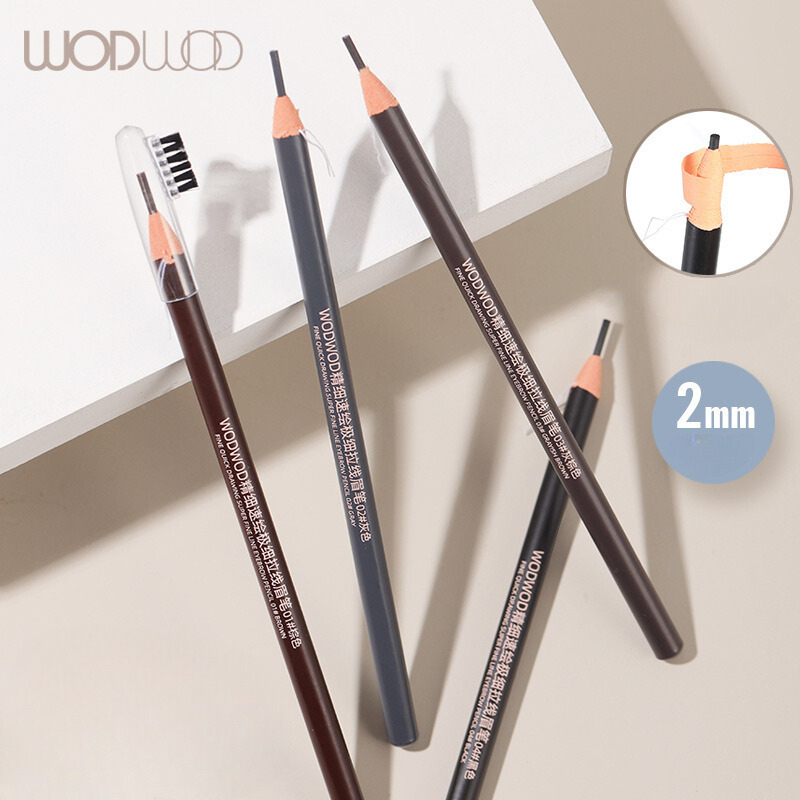 Chì Kẻ Mày Siêu Mảnh 2mm Chì Trang Điểm WOD WOD Không Thấm Nước Chống Mồ Hôi Bền Màu