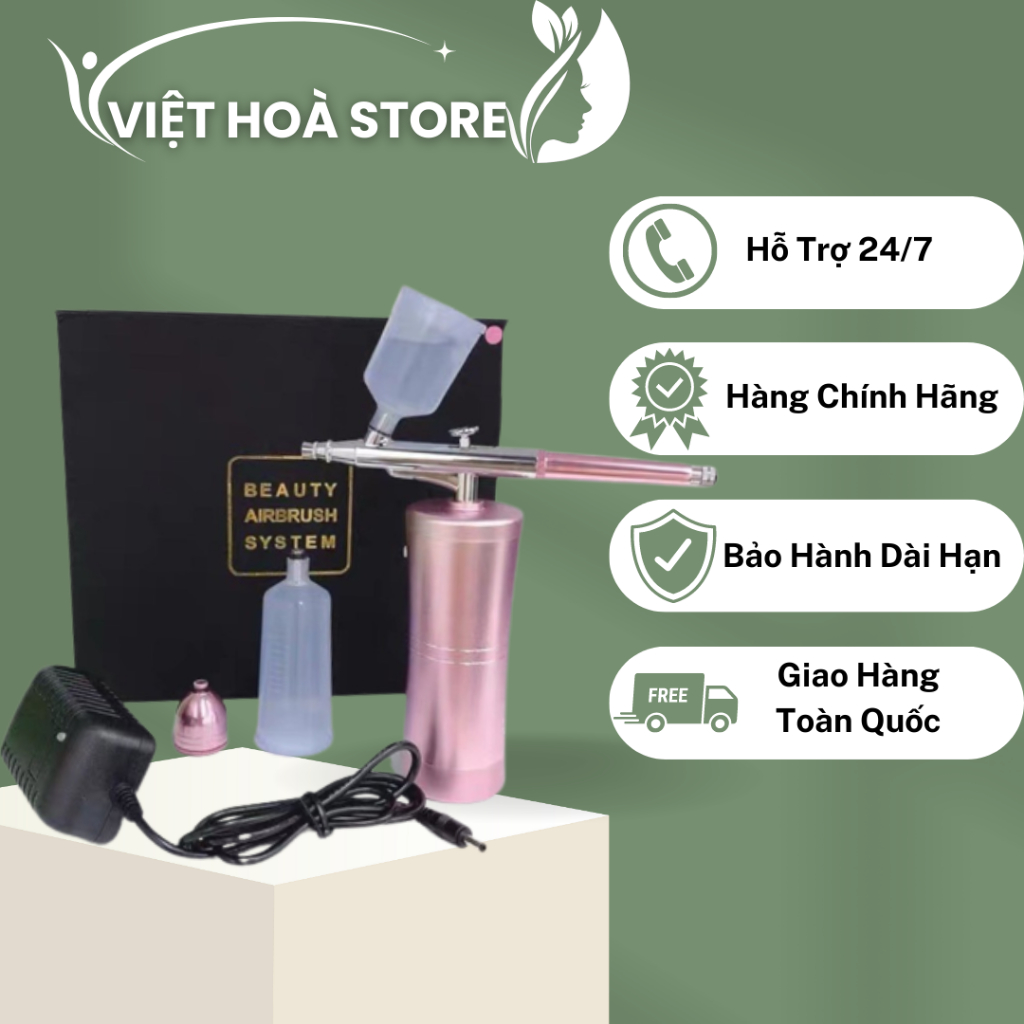 Máy phun oxy mini | Máy phun sơn Nail Ombre | Máy phun sương, phun tinh chất cầm tay