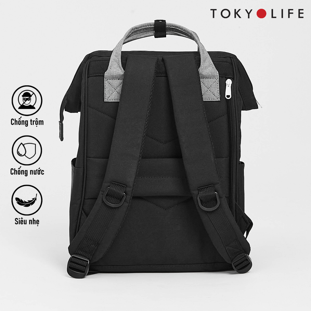 Ba lô chống trộm chống nước TOKYOLIFE C8BPK001J ( 40x28x17 CM) 14 inch