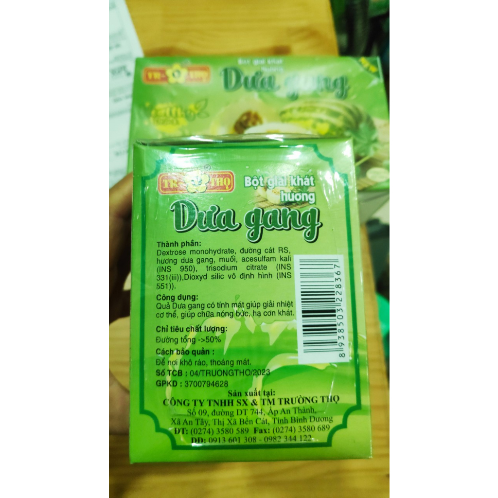 Bột giải khát hương dưa gang Trương Thọ 18 gói