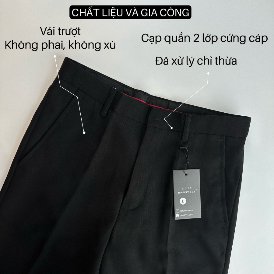 Quần vải ống loe nam SOFT MENSWEAR - Flare Trouser SM