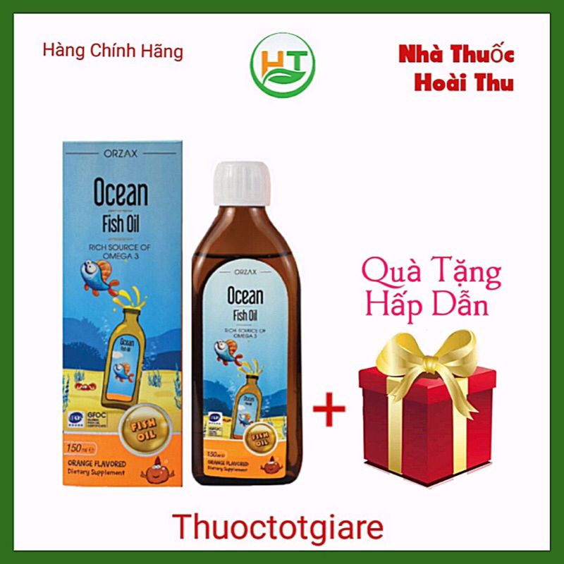 Ocean Fish Oil - Bổ sung Omega 3, EPA,DHA giúp bé sáng mắt,thông minh, nhanh nhẹn.