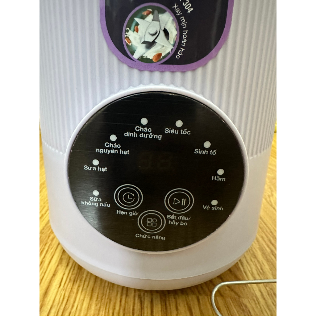 Máy làm sữa hạt, Máy xay nấu đa năng Sharp KS-162 dung tích 1000ml công suất 800W, Bảo Hành 12 Tháng