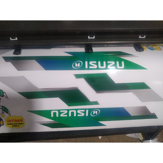 Cặp tem dán cánh cửa xe tải ISUZu