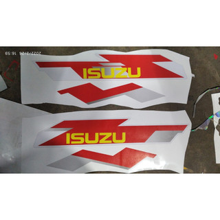 Cặp tem dán cánh cửa xe tải ISUZu (sl 2 tem dán 2 bên)