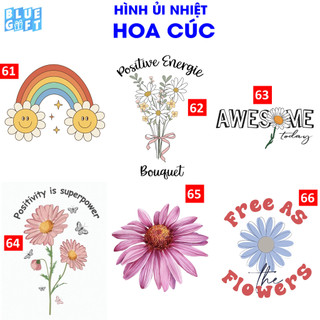 Hình ủi, hình ép nhiệt Hoa Cúc 11