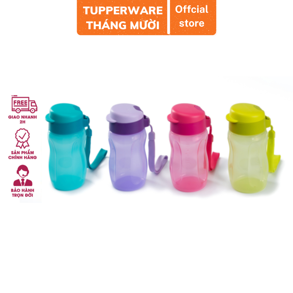 Bình Nước cho bé Eco Bottle Gen II 310ml Tupperware nhựa nguyên sinh