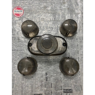 Bộ chụp xi nhan và đèn hậu màu khói xe cub 78/50, cd, 67